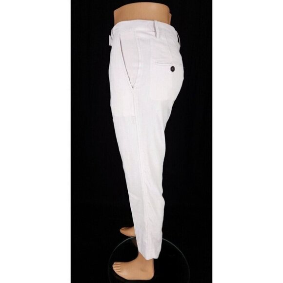 Isabel Marant Silk Lined Linen Blend Pants Size 40 US 10 Womens Gray - Picture 3 of 12